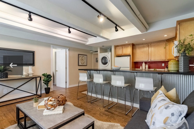 (Photo taken from website) Living area/ Kitchen - Buffalo Canyon Apartments