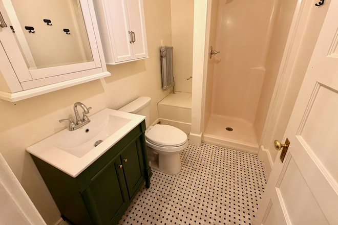elegant bathroom - 1/1/2027 Sunny Restored historic building in the center of Amherst! Apartments