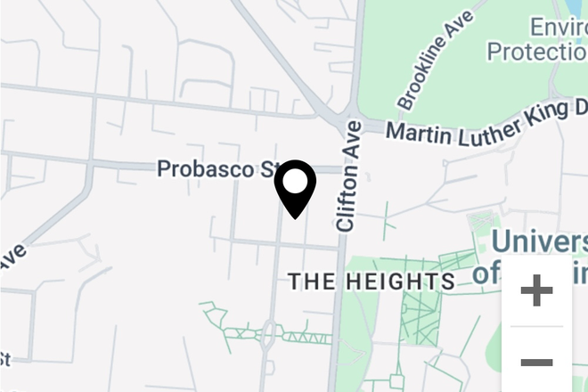 Apartment location from the map. - Perfect place for UC student! (***2026 SPRING SEMESTER***) Apartments