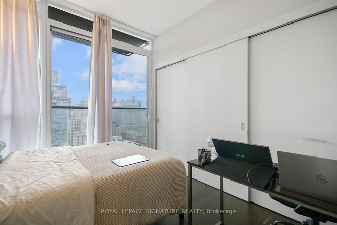 Bedroom w/balcony - Private Bedroom & Bath in 2 Bed 2 Bed Condo