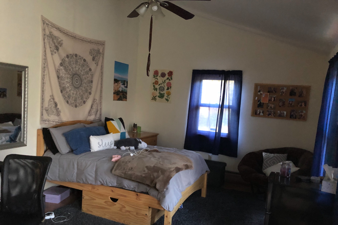 One of the bedrooms - A large house available for rent as of August first, 2024