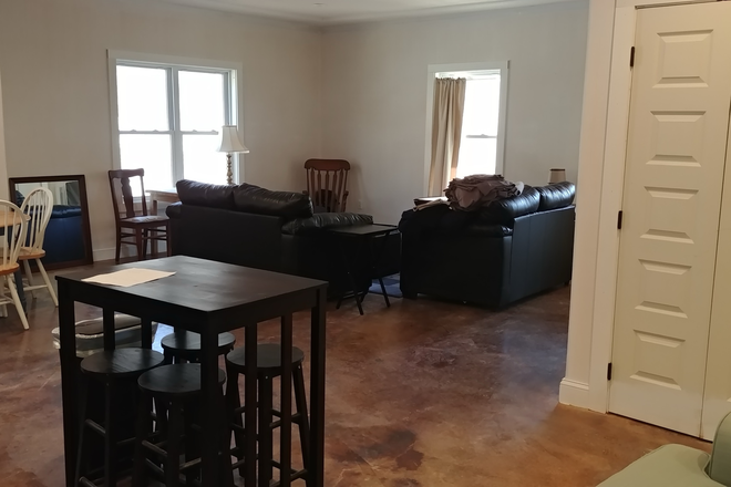 Living room area view - Quiet Private - Newly Built 2BR 2BA - 2 miles to campus Apartments