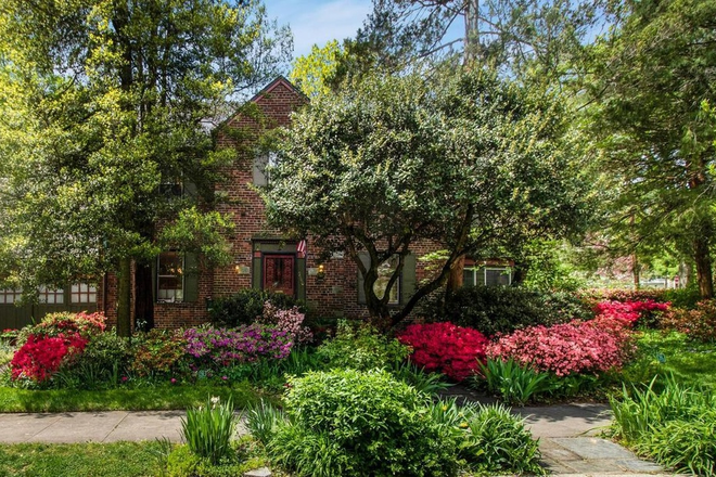 Front of the house - House close to AU campus, right on bus route