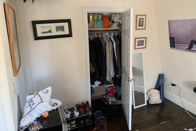 Bedroom Closet - 8-2 Alleghany Street Top Unit 1 Bedroom Sublet Summer 1 and 2