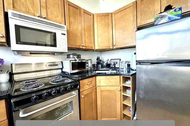 kitchen - 1 Bedroon unit in full service condo building with pool, Gym, 24h secur, near BCM, NE Uni., T, LMA