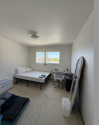Open Bedroom - Furniture can be left if wanted - Single Available in 2 bed/1bath apartment close to campus