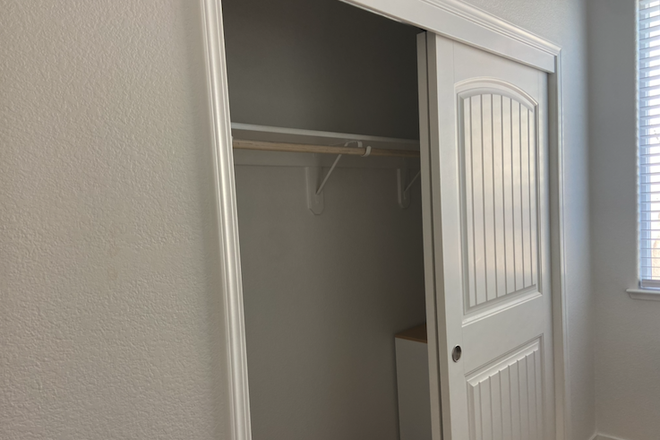 Bedroom closet - Open room near campus House