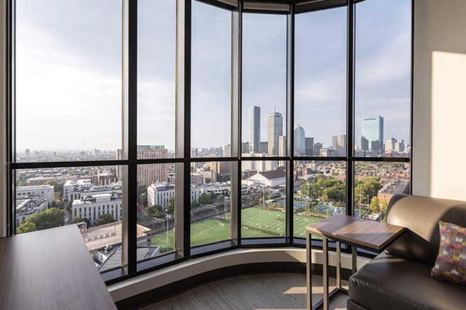 View - Lightview - private bedroom and bathroom in two-bed, two-bath apt