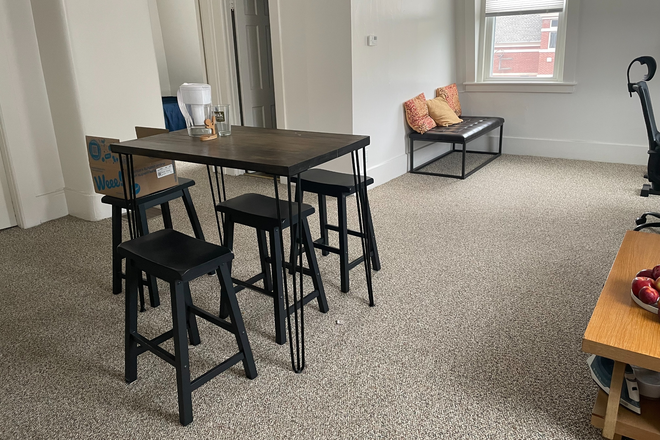 Living room - Private Bedroom Amherst Downtown(Start from September 2026) Apartments