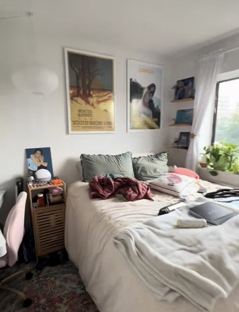 Bedroom - East Village Gem: Sunny 1BR Avail in Shared Apartment w/ Huge Private Rooftop Patio