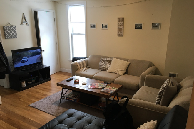 living room - Brookline Village 3 bed with updated kitchen and in unit laundry - NO FEE! Apartments