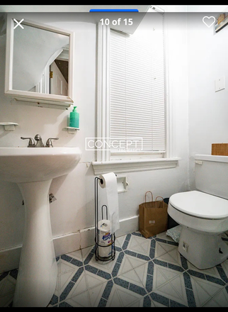 half bath - Private Room in 4 Bedroom