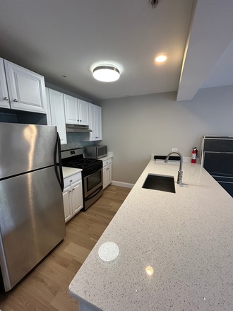 main kitchen - Jamaica Plain Condo on orange line