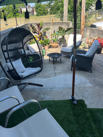 Outside Backyard View - Baltimore Rental Townhome