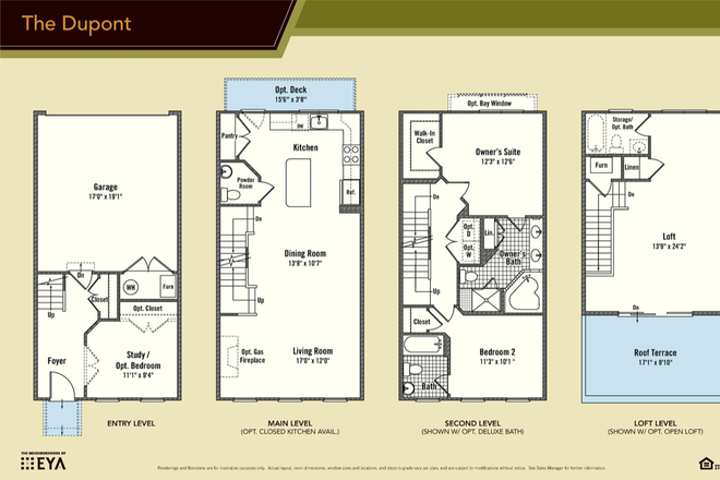 floor plan - Row home very close to campus