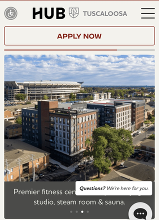 Close to campus, restaurants and stores! No car needed. Walk everywhere. - The Hub at Tuscaloosa