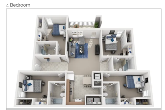 Floor Plan - Gainesville Place Apartments