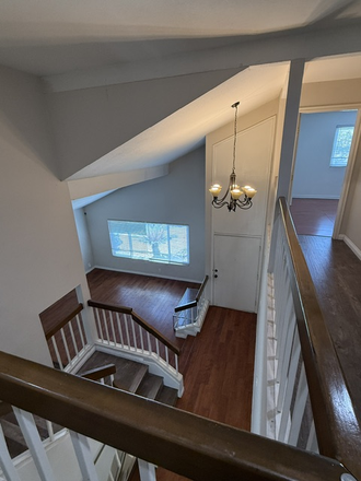 View from upstairs - Walk-to-Campus and Dodge College 5 bedroom Pool Home