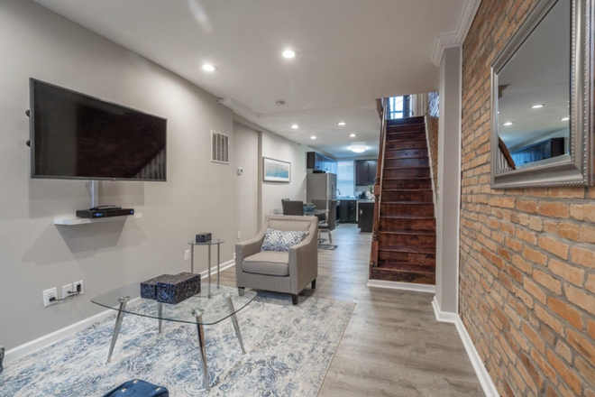 Open concept living - Fully Furnished Row Home Near Johns Hopkins
