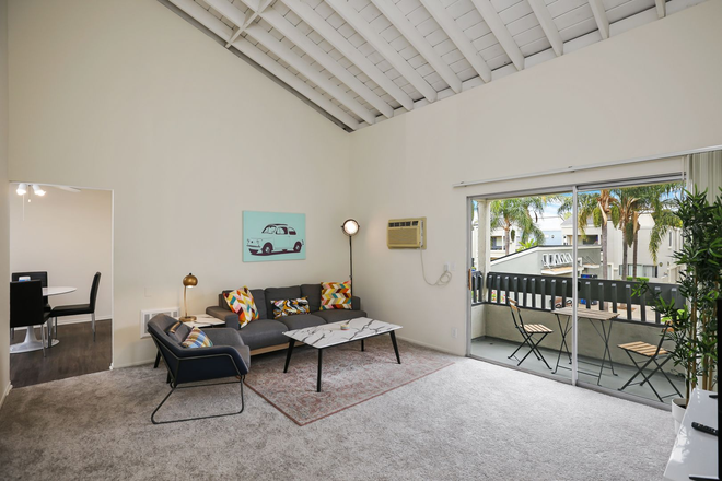 Living Room - Fully Furnished Student/Intern Housing - Shared Room Apartments