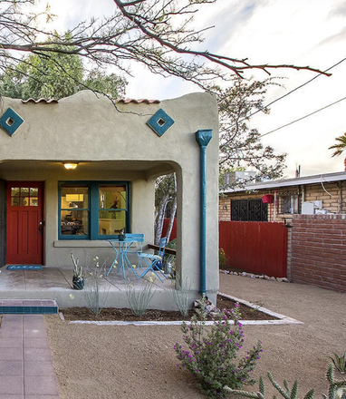 Front of house - Looking for a temporary tenant for our charming Armory Park bungalow