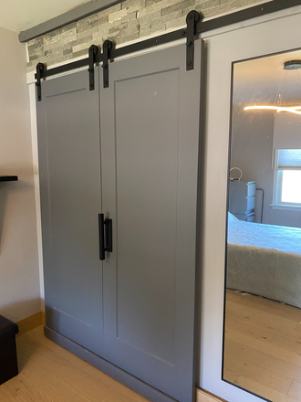 Bedroom Closet - Spacious Bedroom in Quiet, Cozy Home by Ravine & Close to Bus Routes