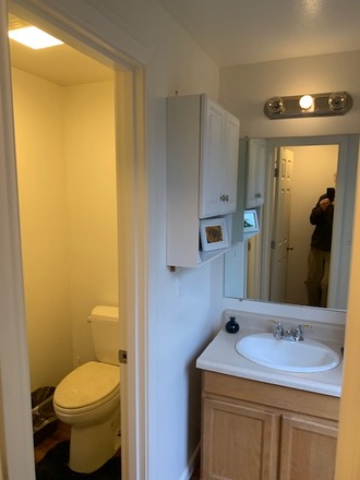 Bathroom - Snug Studio near bike path to campus.