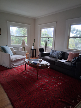 Main room - Charming Elmwood Flat with Sunroom