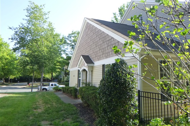Exterior side of house - Southpoint Terrace Townhomes, near RTP, Duke and UNC