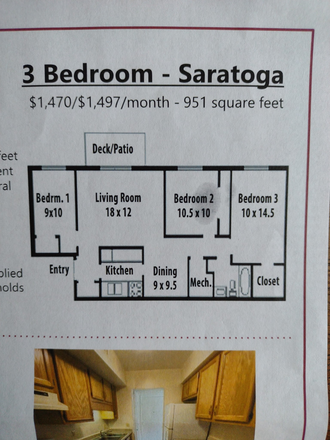 Floor plan - Chasewood Downs Apartments