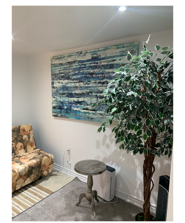 Living room/ den - Comfortable Cozy basment apartment
