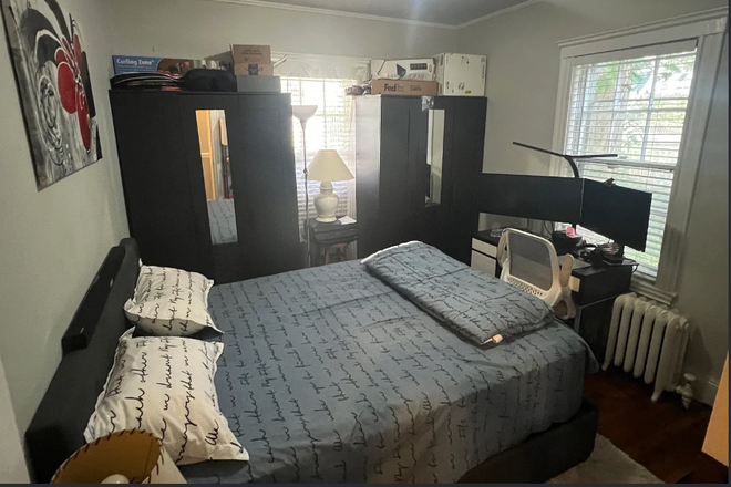 Back Bedroom - 2 BR apt. sunny, safe, MBTA Savin Hill (Red Line)- 15 mins. to downtown, 20 to Camb.