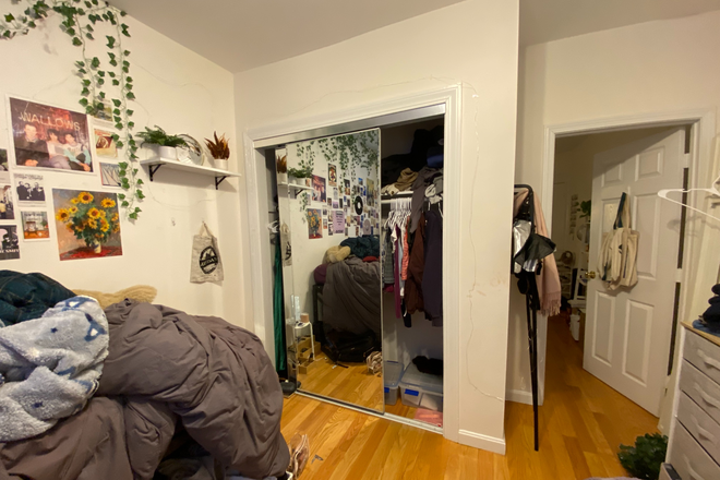 Bedroom closet - Cozy One Bed on Symphony Apartments