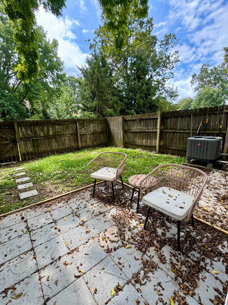 Backyard/patio - Renovated Townhouse close to campus