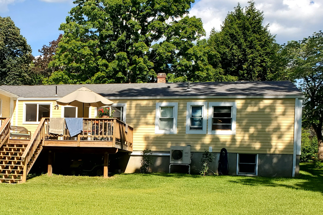 from backyard. More pix later. - 4 bedroom house near UMass looking for 2 male students (grad or upperclassmen)