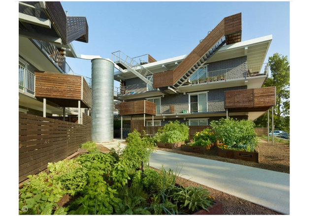 community yard - Eco Modern Flat Apartments