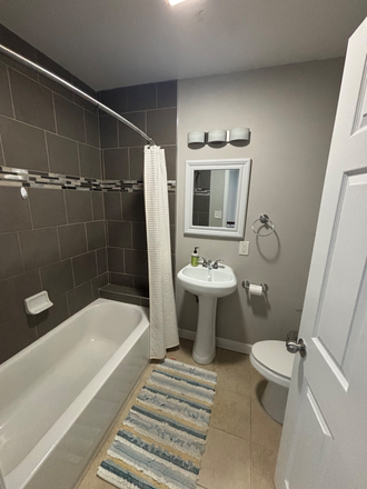 Private full bathroom - Garden Level Furnished 1BR 1BA Suite 10 min Walk to JHU Homewood - All Utilities Included!