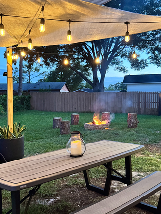 Covered outdoor area with solar powered lighting - Room for Rent $800/month. All utilities included. Minutes to UCF House