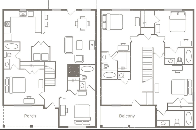 Apartment layout - Townehouse apartment close to campus