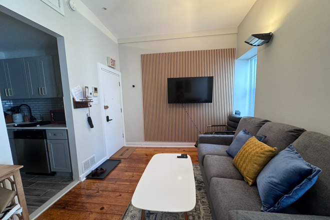 Living Room Furnished - Newly Renovated 2Br 1 Ba Apartments Unit On UPenn Campus/Chop