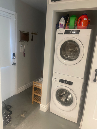 Laundry in unit - Wimbledon condominiums