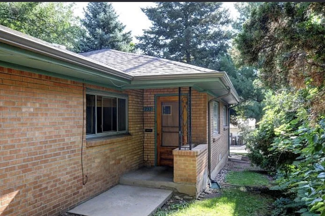 Front door of the duplex/unit. - Sublease Room in duplex near campus