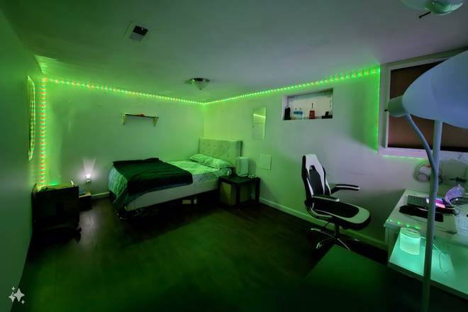 Subletting this fully furnished bedroom. - Fully furnished,  quiet and bright private room. House