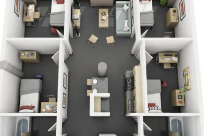 Floorplan - Private Bedroom Available