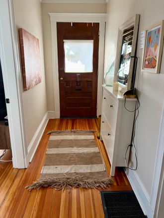 Main entrance - Rent fully Furnished first floor 2 beds 2 baths with central air modern kitchen with Condo