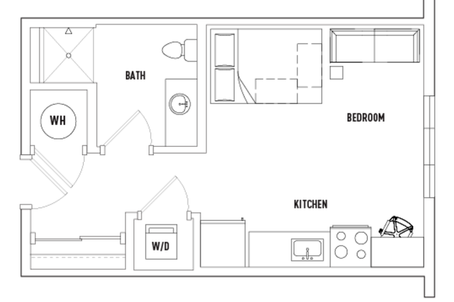floor plan A - The Ridge (Studio)