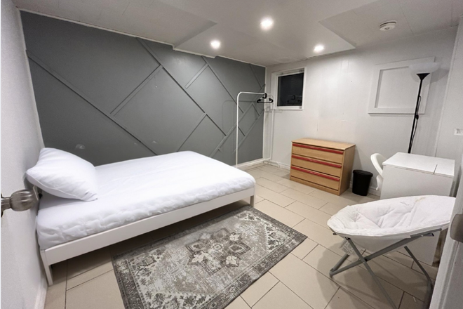 Bedroom A: $880 Private room with Double sized bed - Private room for female in a shared townhouse at Livonia Place, Scarborough, Utilities included!