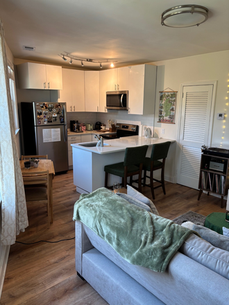 Kitchen and Living Room - 4240 39th Street NW - AU / Tenleytown - Large 1 Bedroom Apartment