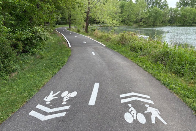 nice trail led to UMD - Bright College Park Rooms Near UMD—From $600, Incl. Utilities, HS Fios & Free Storage House