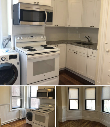 Granite countertop, in unit washer/dryer - 2 or 3 bedroom apartment in heart of South End